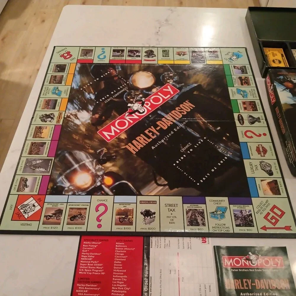 Parker Brothers monopoly harley